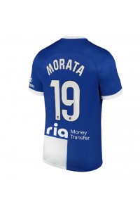 Fotbalové Dres Atletico Madrid Alvaro Morata #19 Venkovní Oblečení 2023-24 Krátký Rukáv